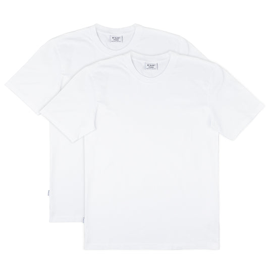 No Talent Studio "Plain Basic White T-Shirt" (2-Pack)