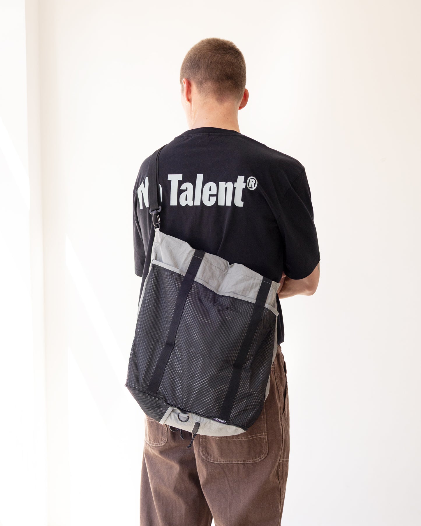 Gramicci "Nylon Packable Tote Grey"