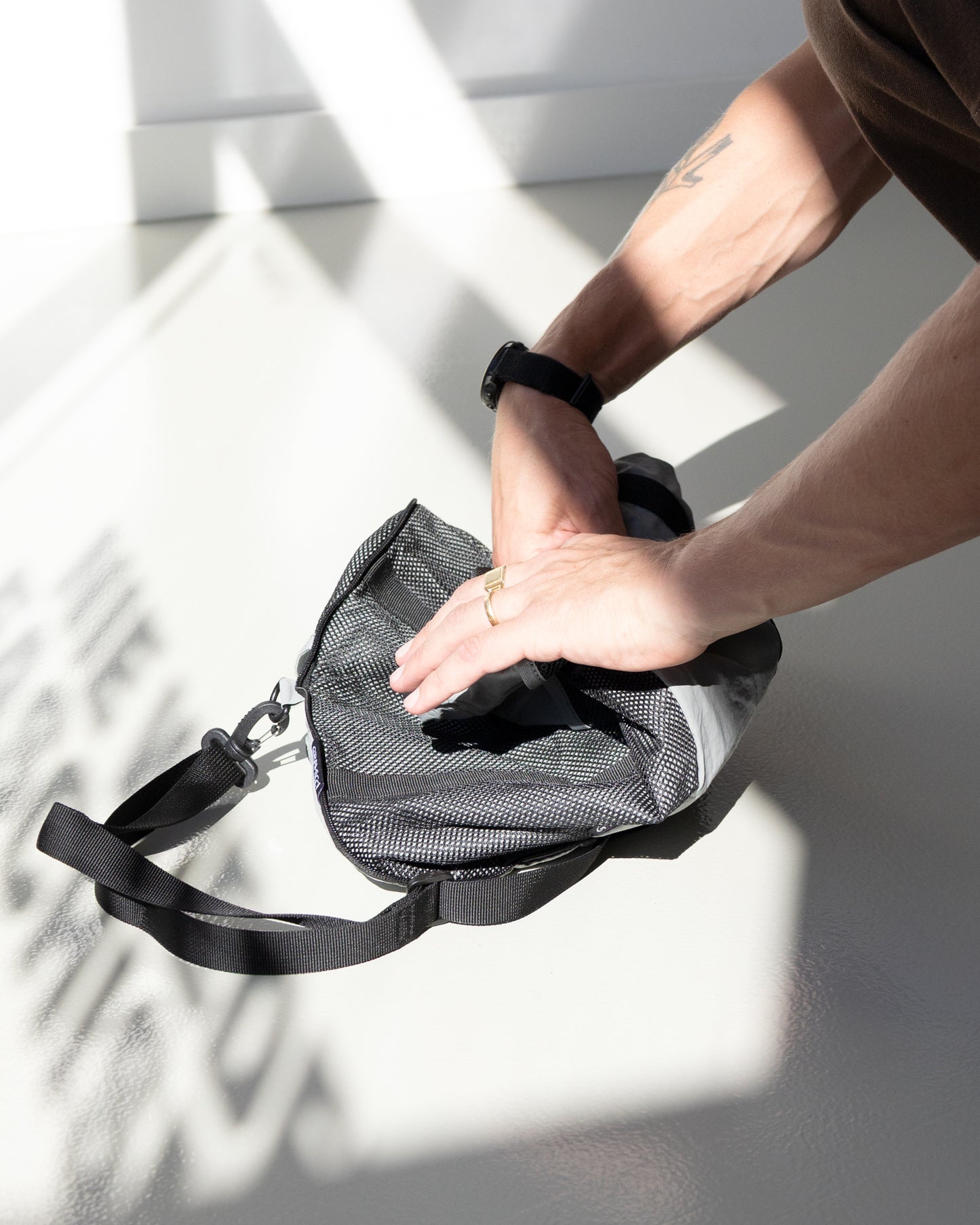 Gramicci "Nylon Packable Tote Grey"