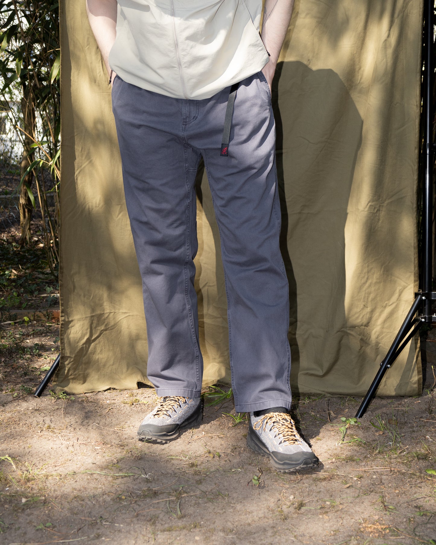 Gramicci "G-Pant Fossil Grey Pigment"