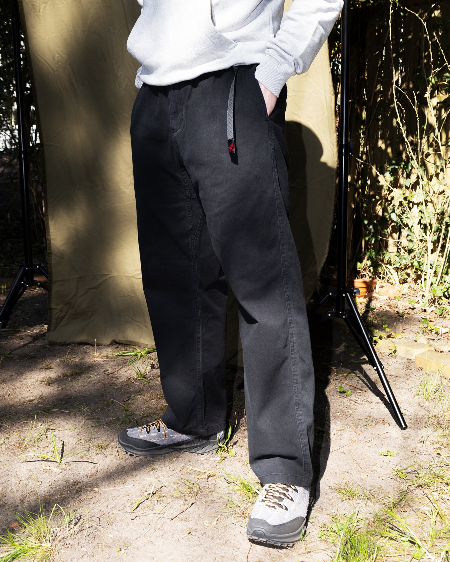 Gramicci "G-Pant Straight Fit Black"