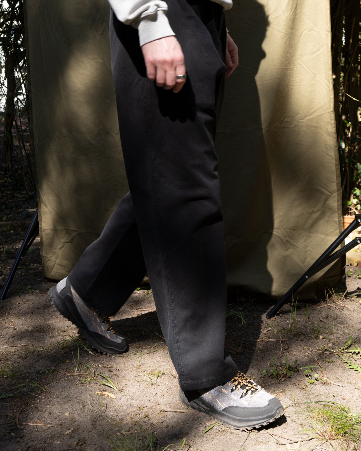 Gramicci "G-Pant Straight Fit Black"