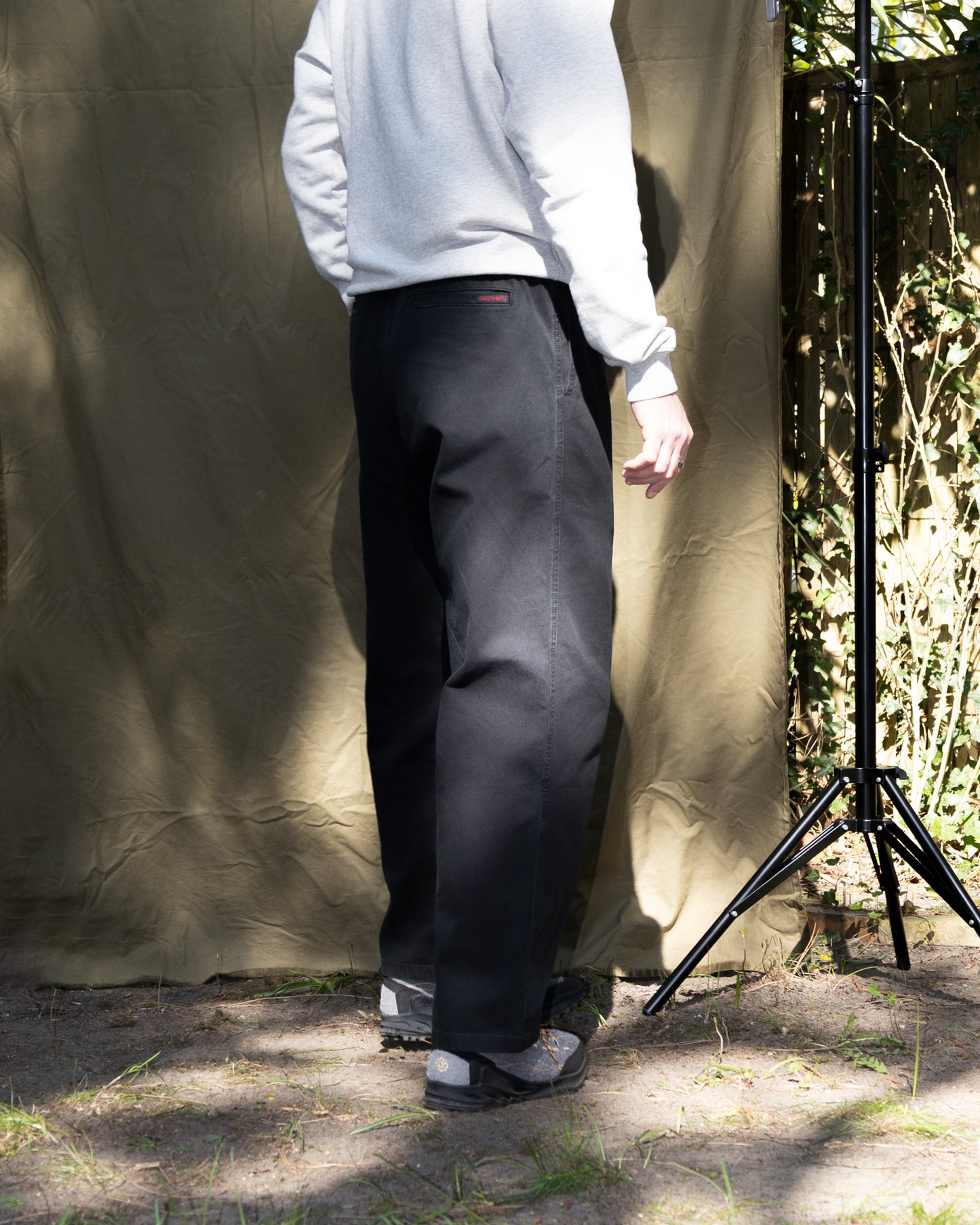 Gramicci "G-Pant Straight Fit Black"