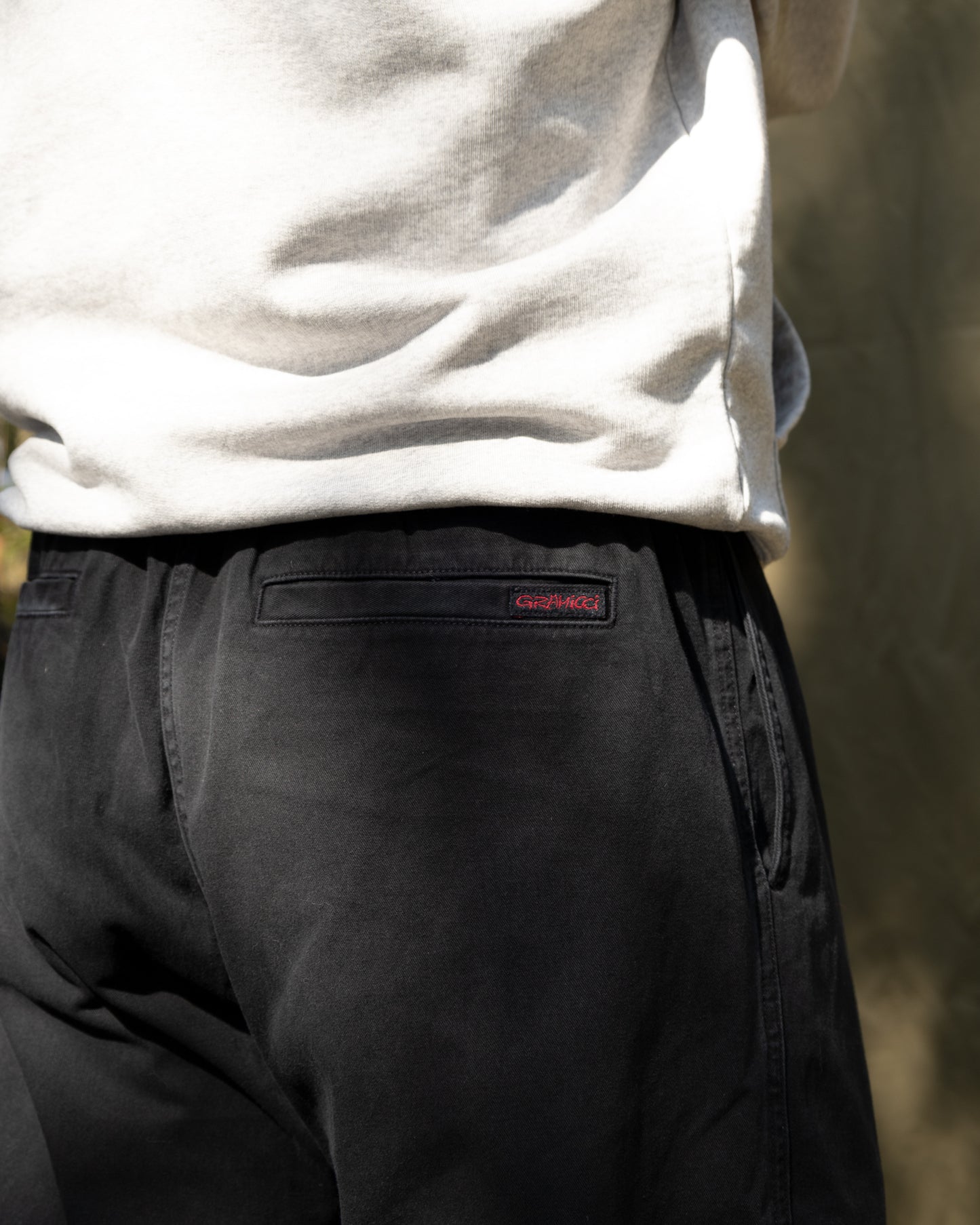 Gramicci "G-Pant Straight Fit Black"