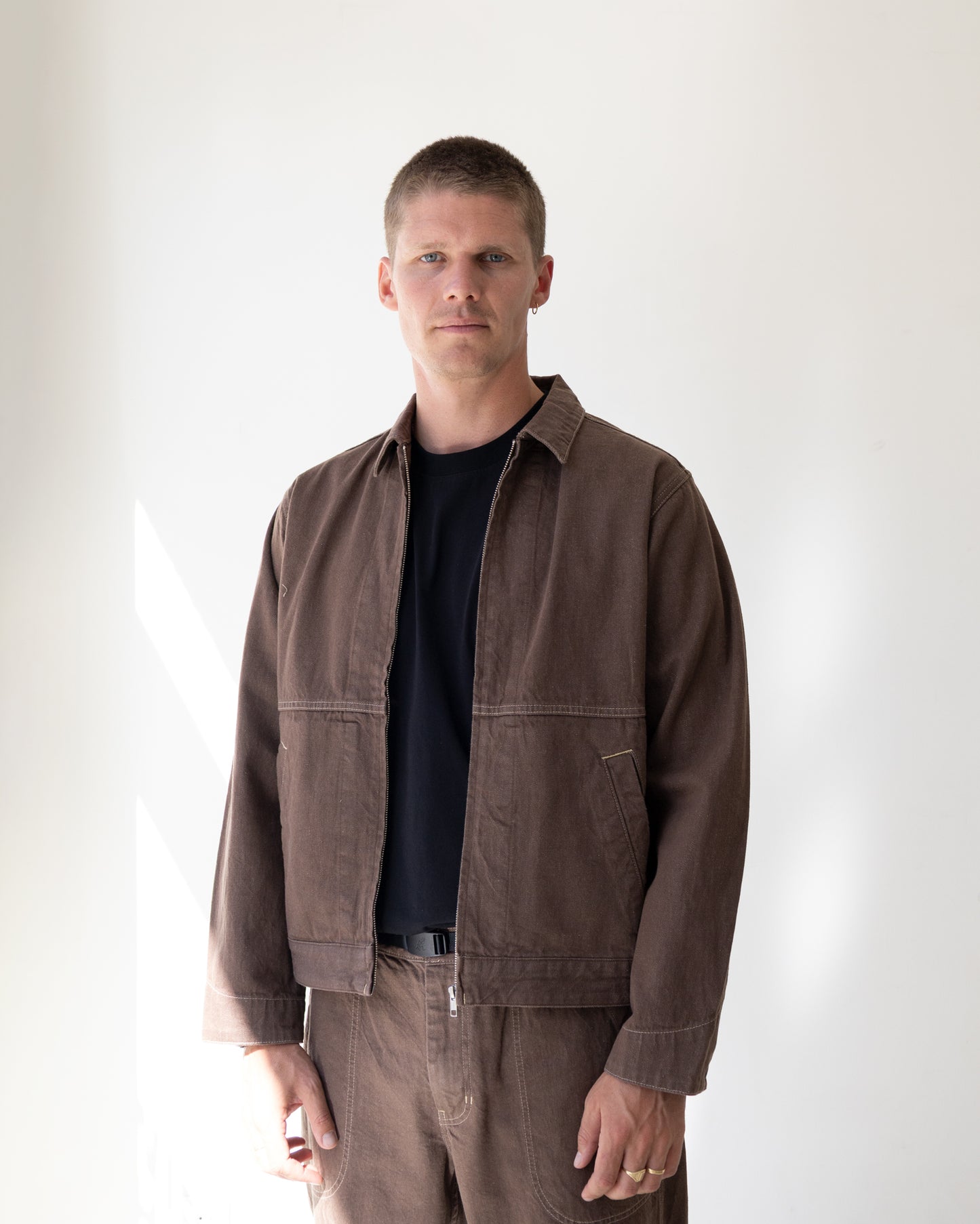 Gramicci "Japanese Slub Denim Jacket Amber"