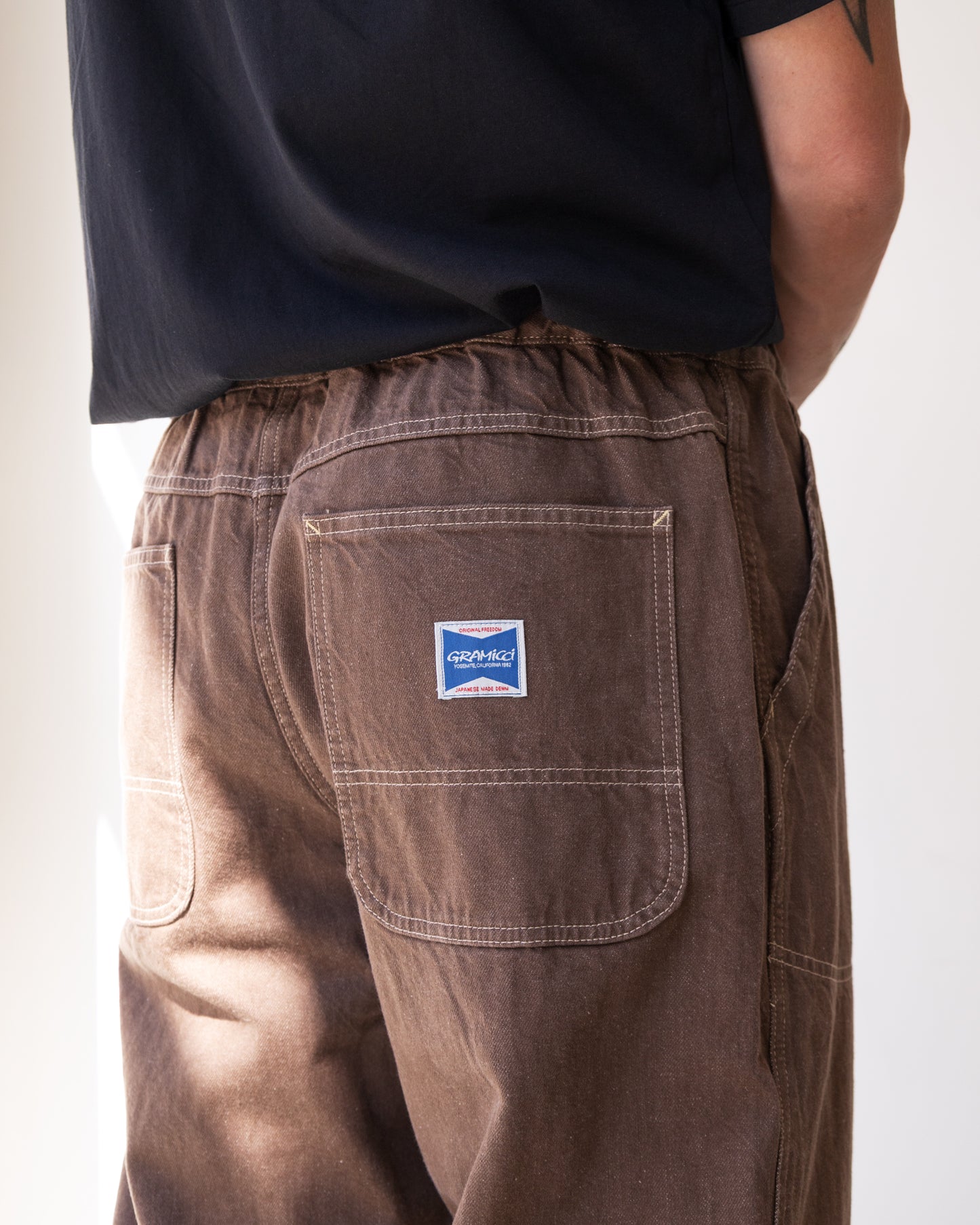 Gramicci "Japanese Slub Denim Pant Amber"