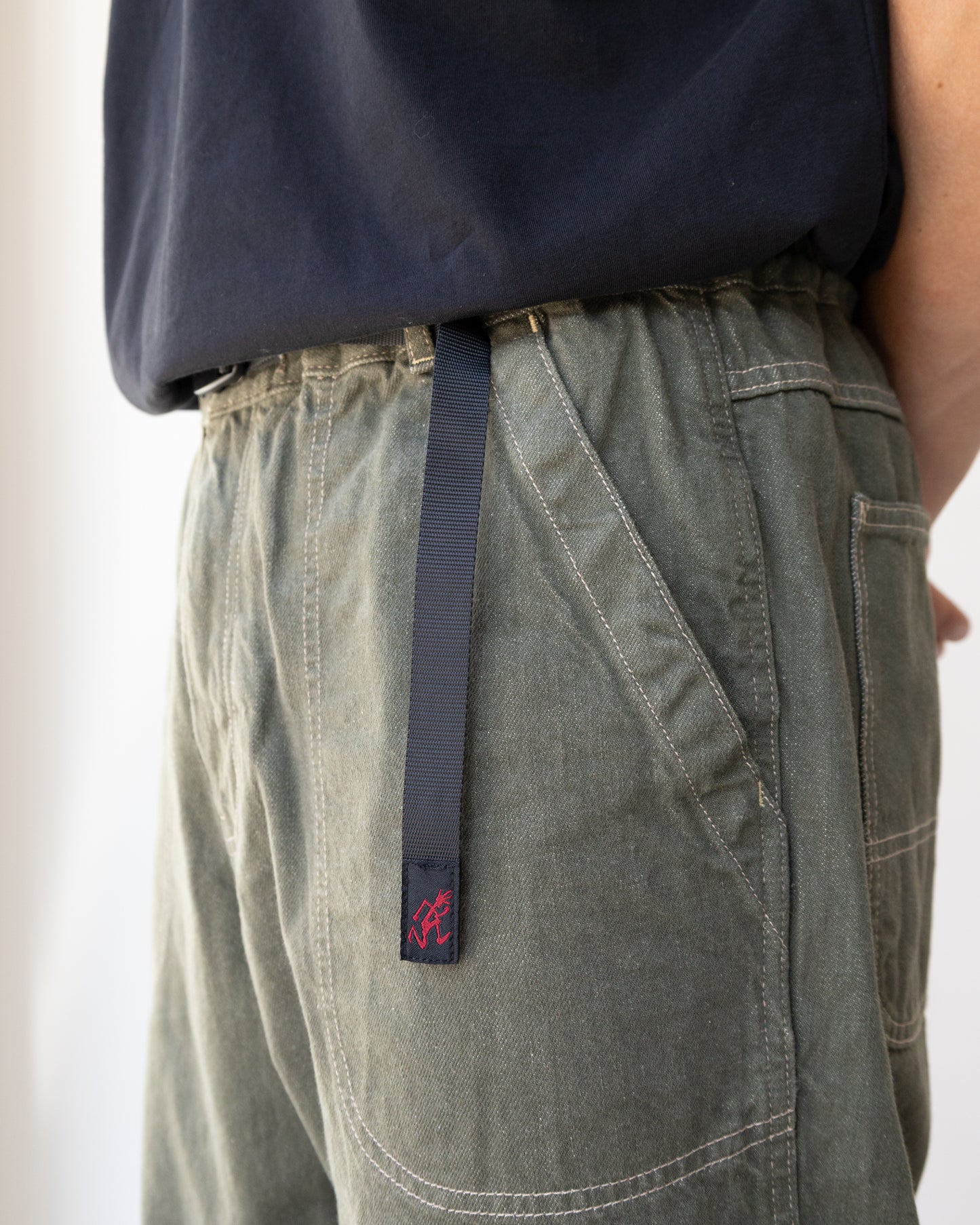 Gramicci "Japanese Slub Denim Pant Dark Sage"