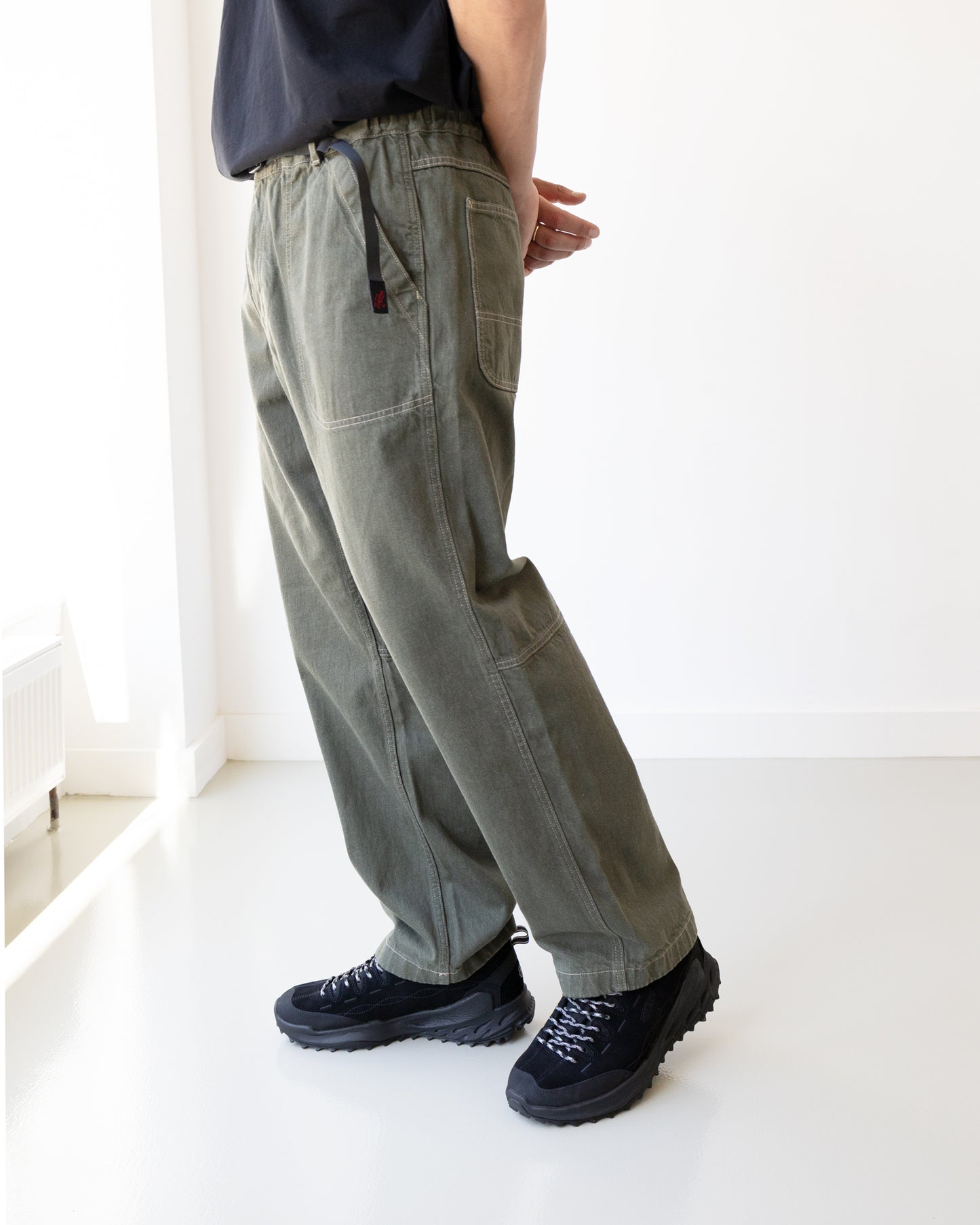 Gramicci "Japanese Slub Denim Pant Dark Sage"