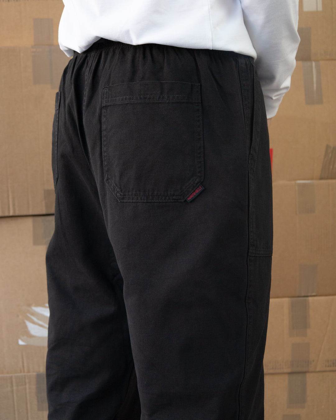 Gramicci "Loose Tapered Ridge Pant Black"