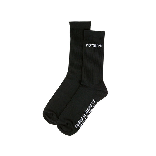 No Talent Studio "Basic Socks Black"