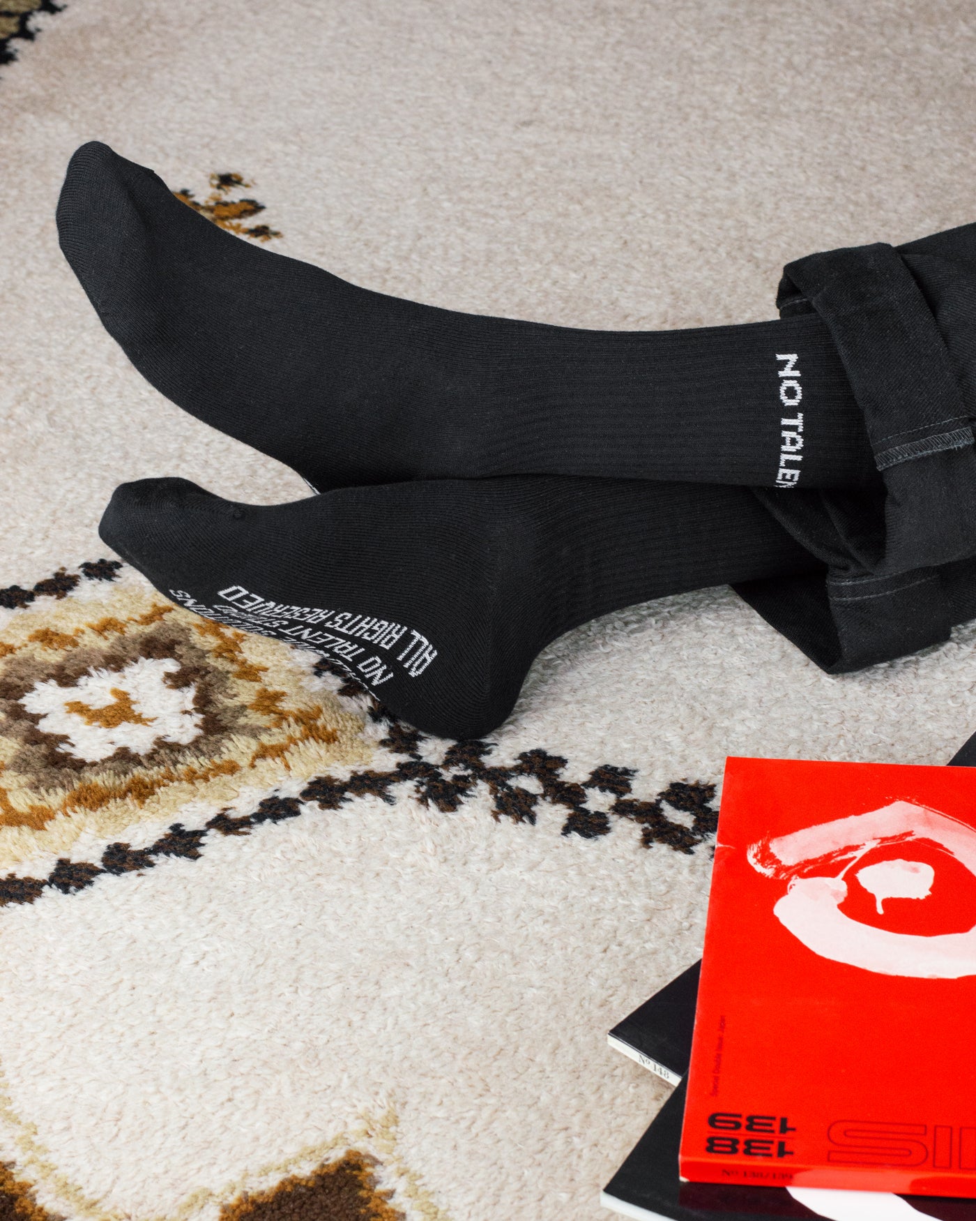 No Talent Studio "Basic Socks Black"
