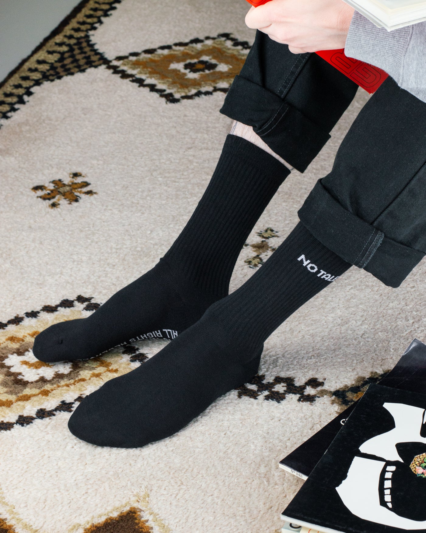 No Talent Studio "Basic Socks Black"