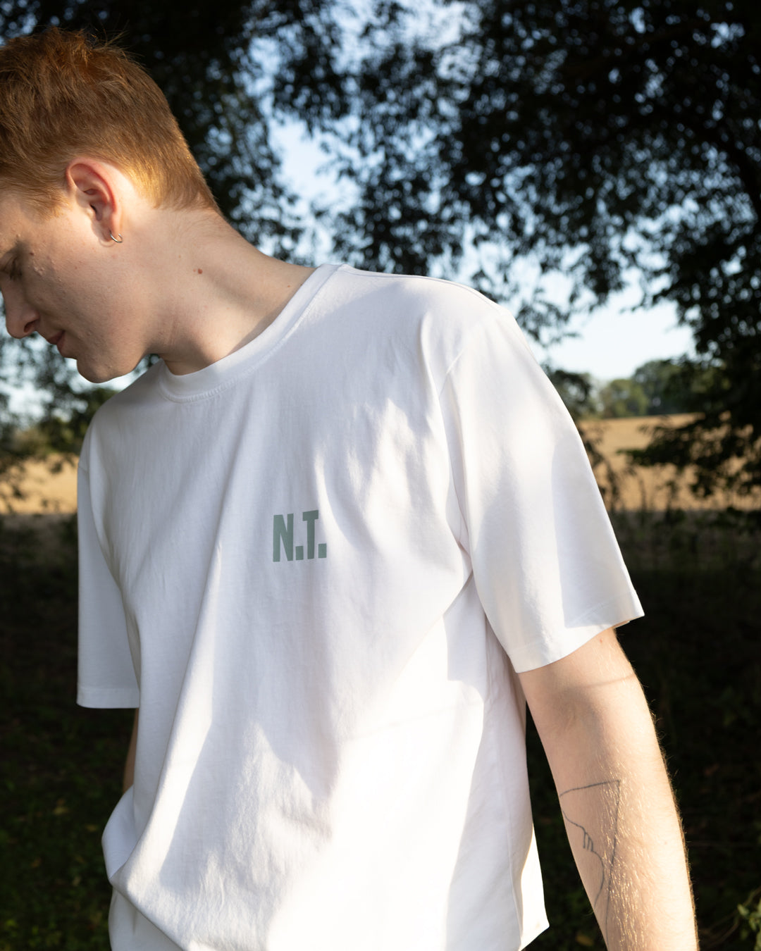 No Talent Studio "NT Represent White T-Shirt“