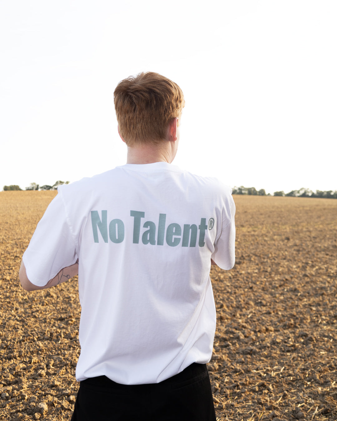 No Talent Studio "NT Represent White T-Shirt“