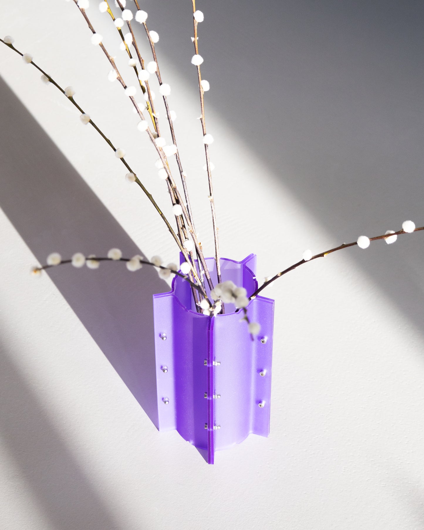 Jesse Jacobsen, Bent Bischoff "Vieleck Vase Purple"