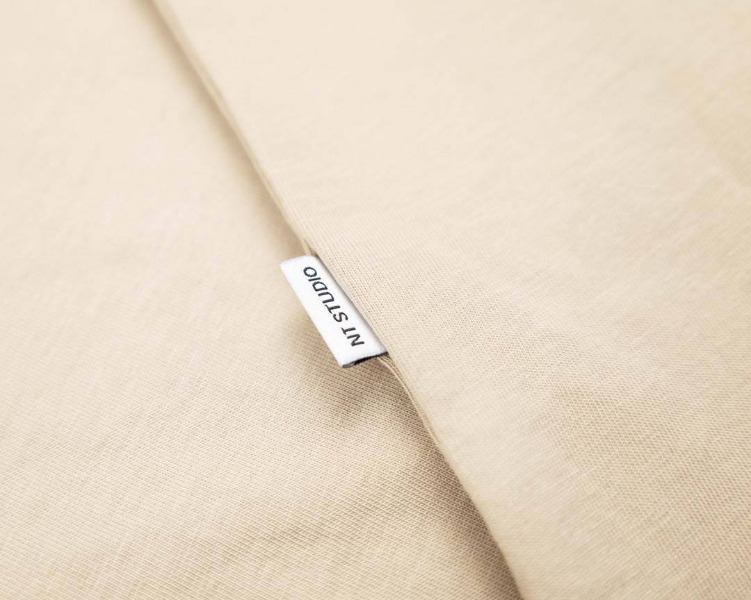 No Talent Studio "Basic Beige T-Shirt"