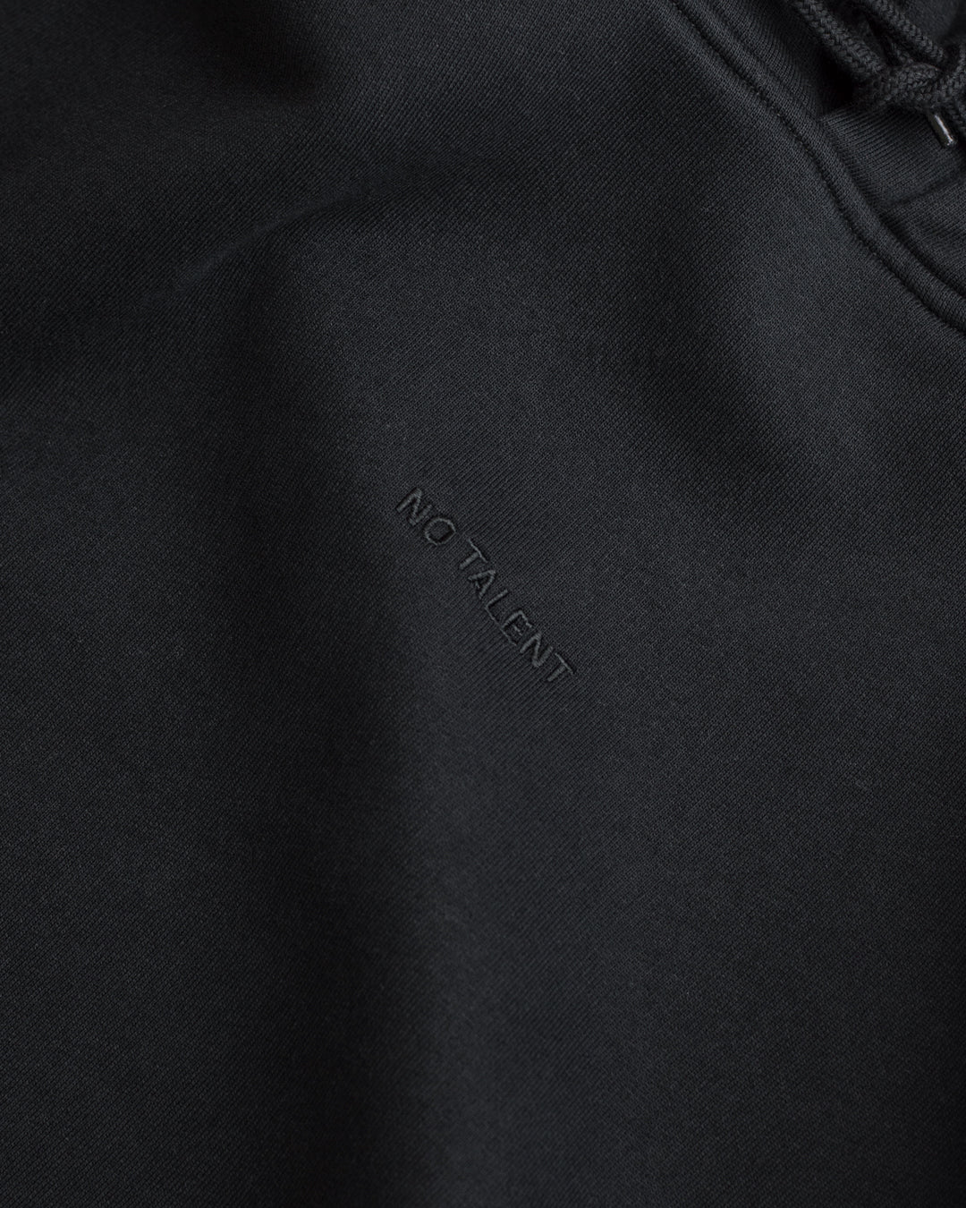 No Talent Studio "Basic All Black Hoodie"