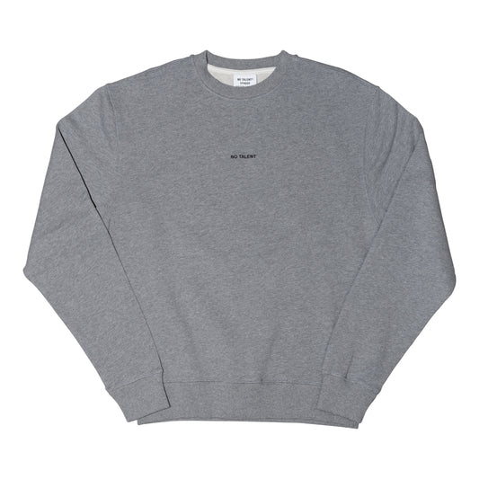 No Talent Studio "Basic Sweater (Sports Grey & Black)"