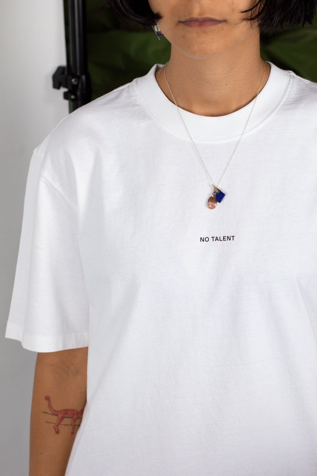 No Talent Studio "Basic White T-Shirt"