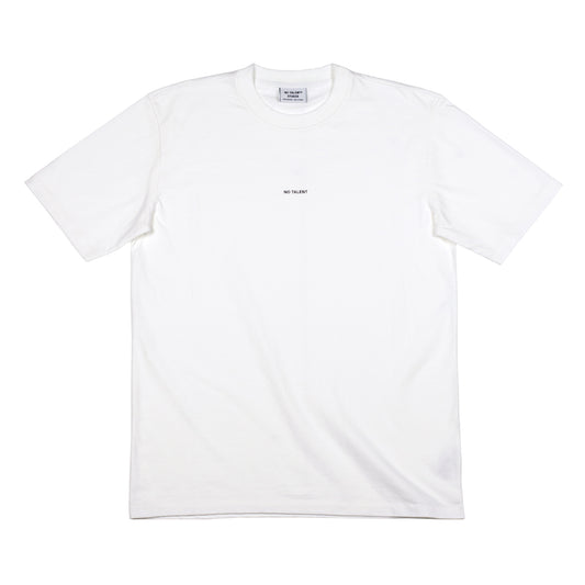No Talent Studio "Basic White T-Shirt"