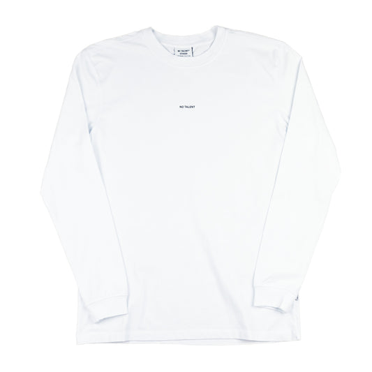 No Talent Studio "Basic White LS"