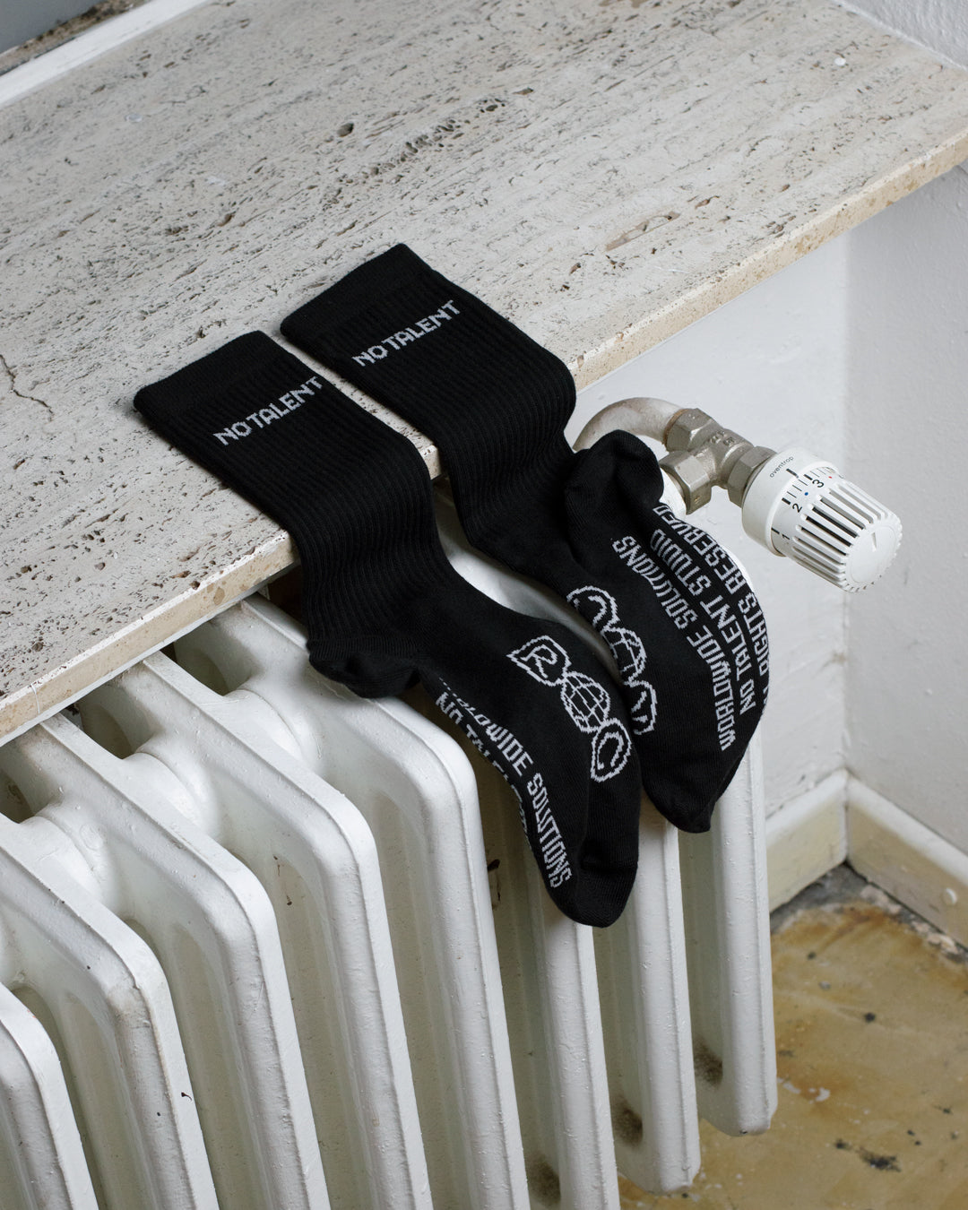 No Talent Studio "RWWC Socks Black"