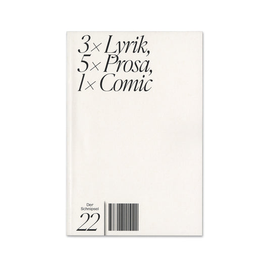 stirnholz Verlag "Der Schnipsel #22" Magazine