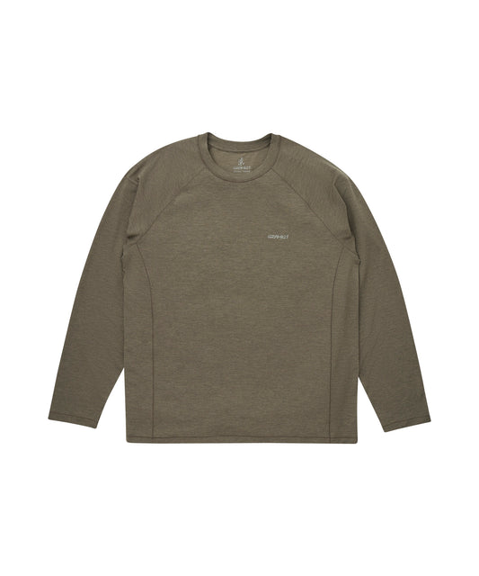 Gramicci "Winter Thermal LS Crew Olive Heather"