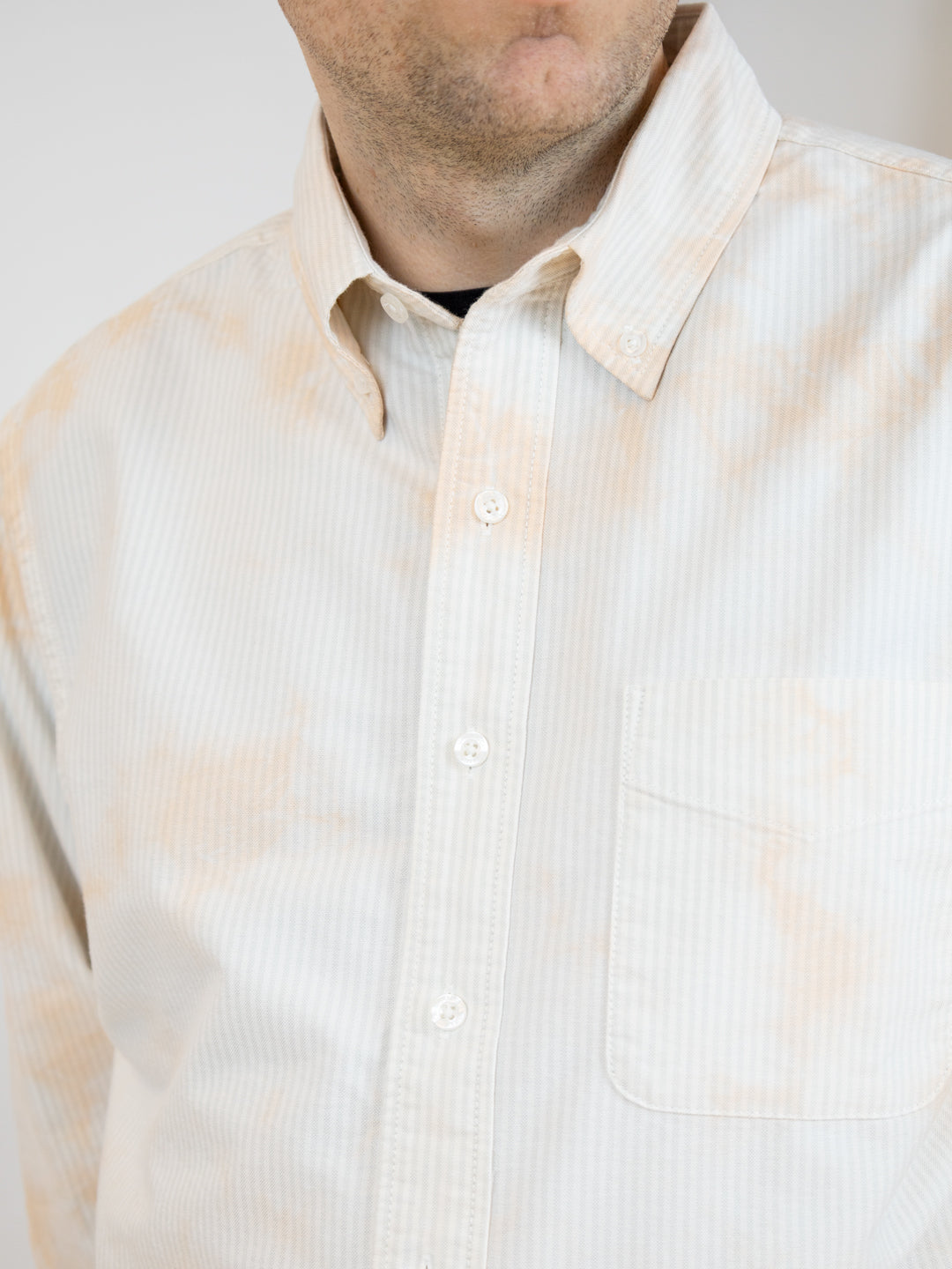 Gramicci "Classic Oxford Bleached Shirt Stripe"