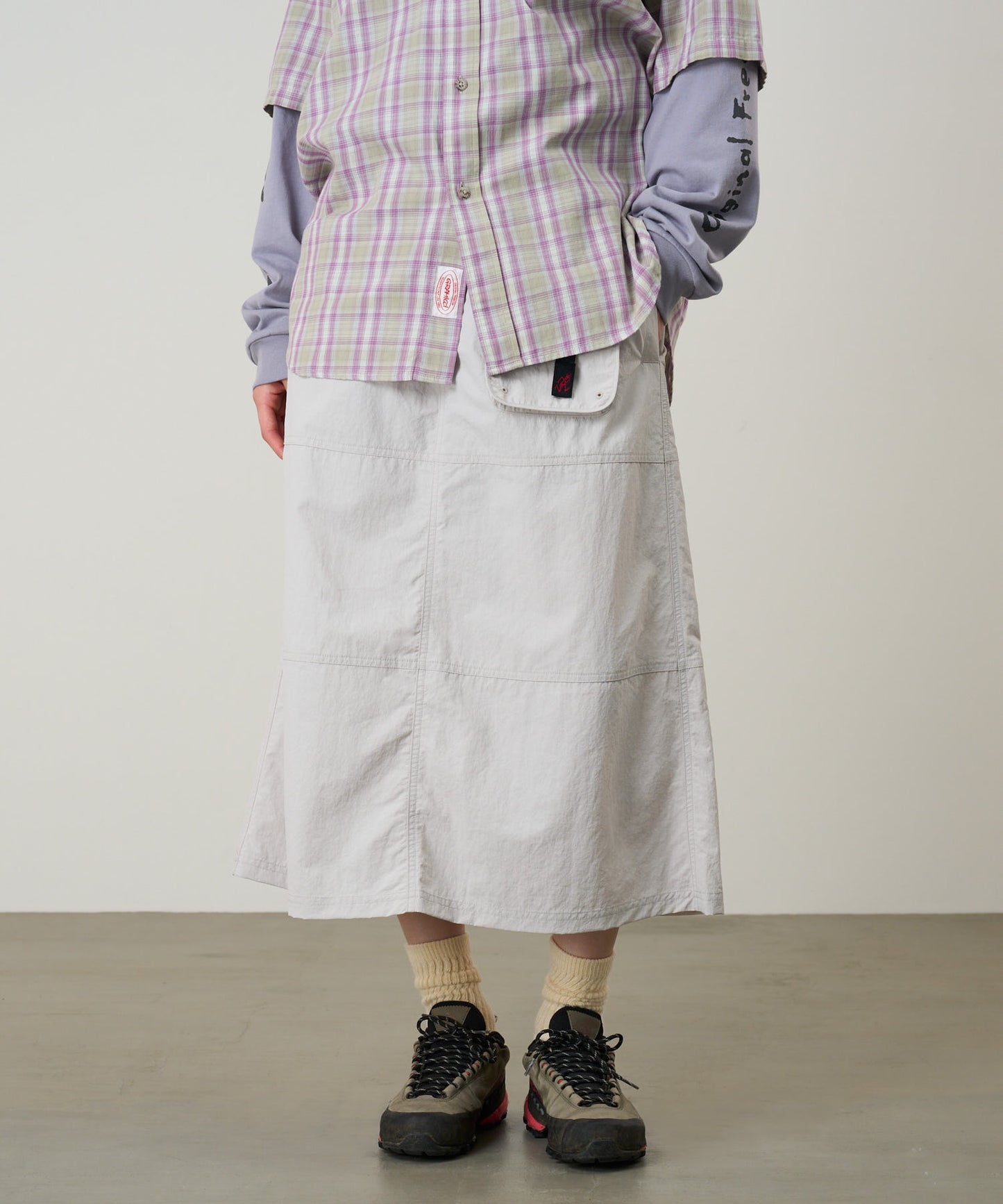 Gramicci "Nylon Utility Skirt Ecru"