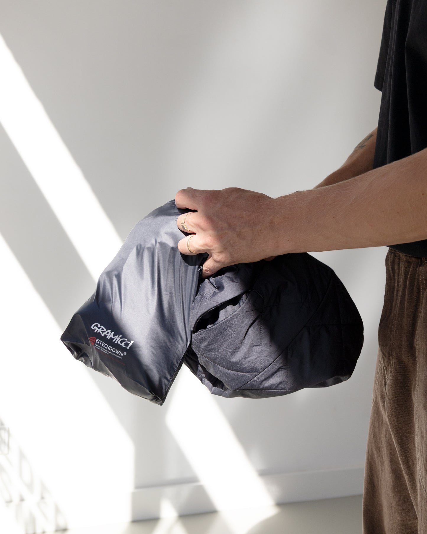 Gramicci "Thermal Insulation Quilted Vest Black"