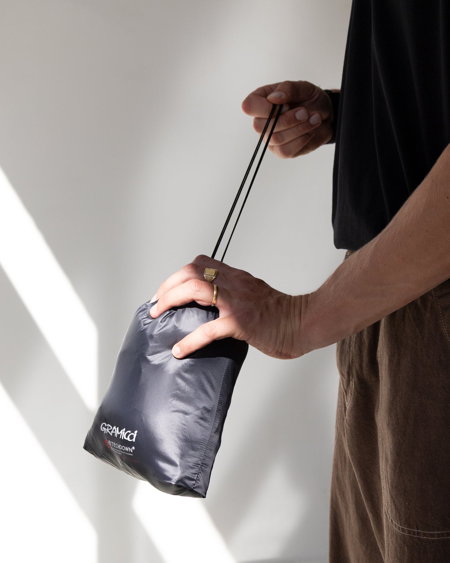 Gramicci "Thermal Insulation Quilted Vest Black"