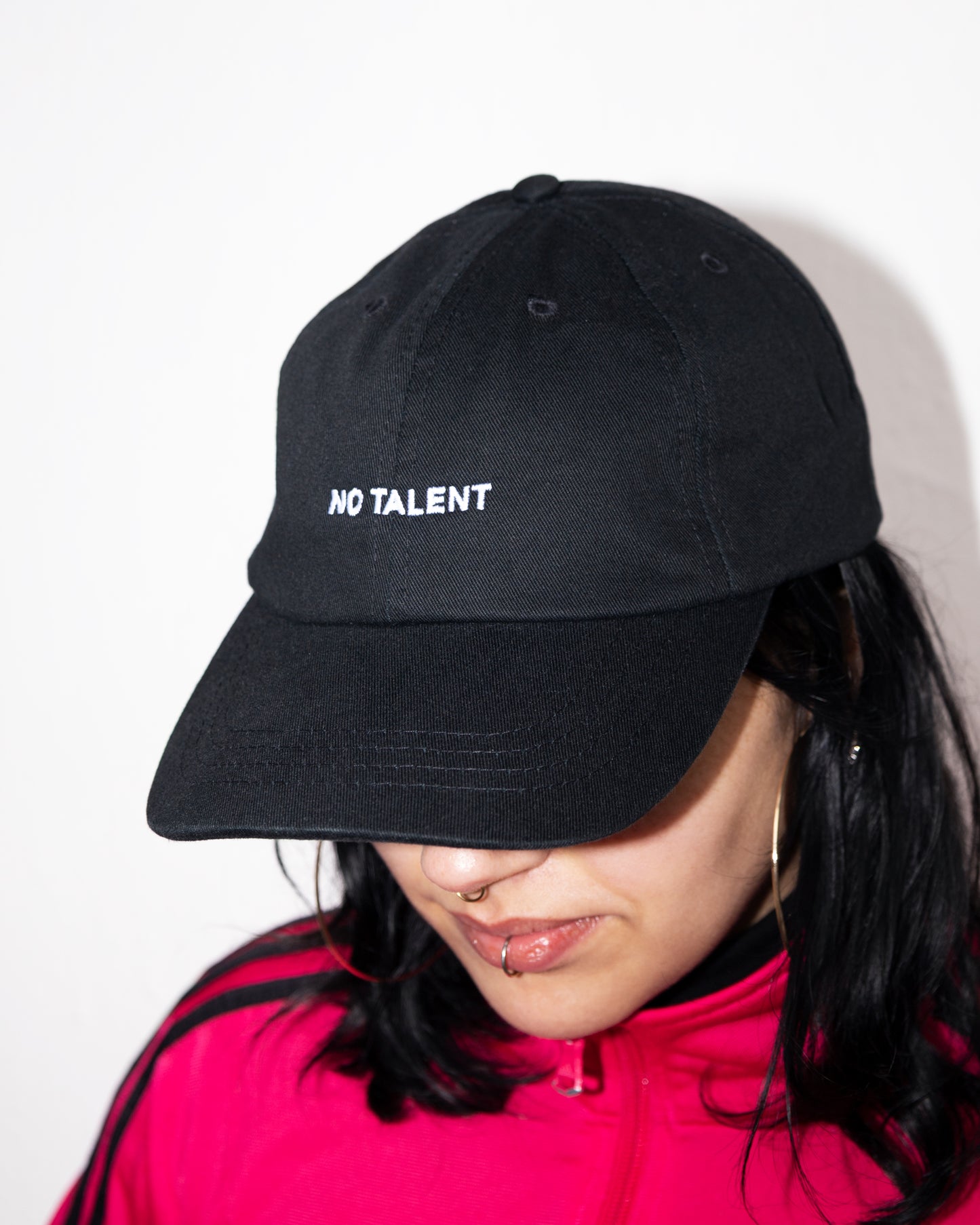 No Talent Studio "Basic Black Cap Low Profile"