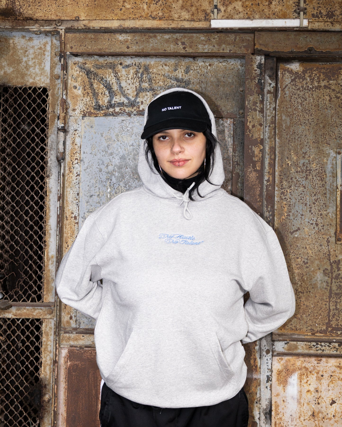 No Talent Studio "No Hustle No Talent Hoodie"