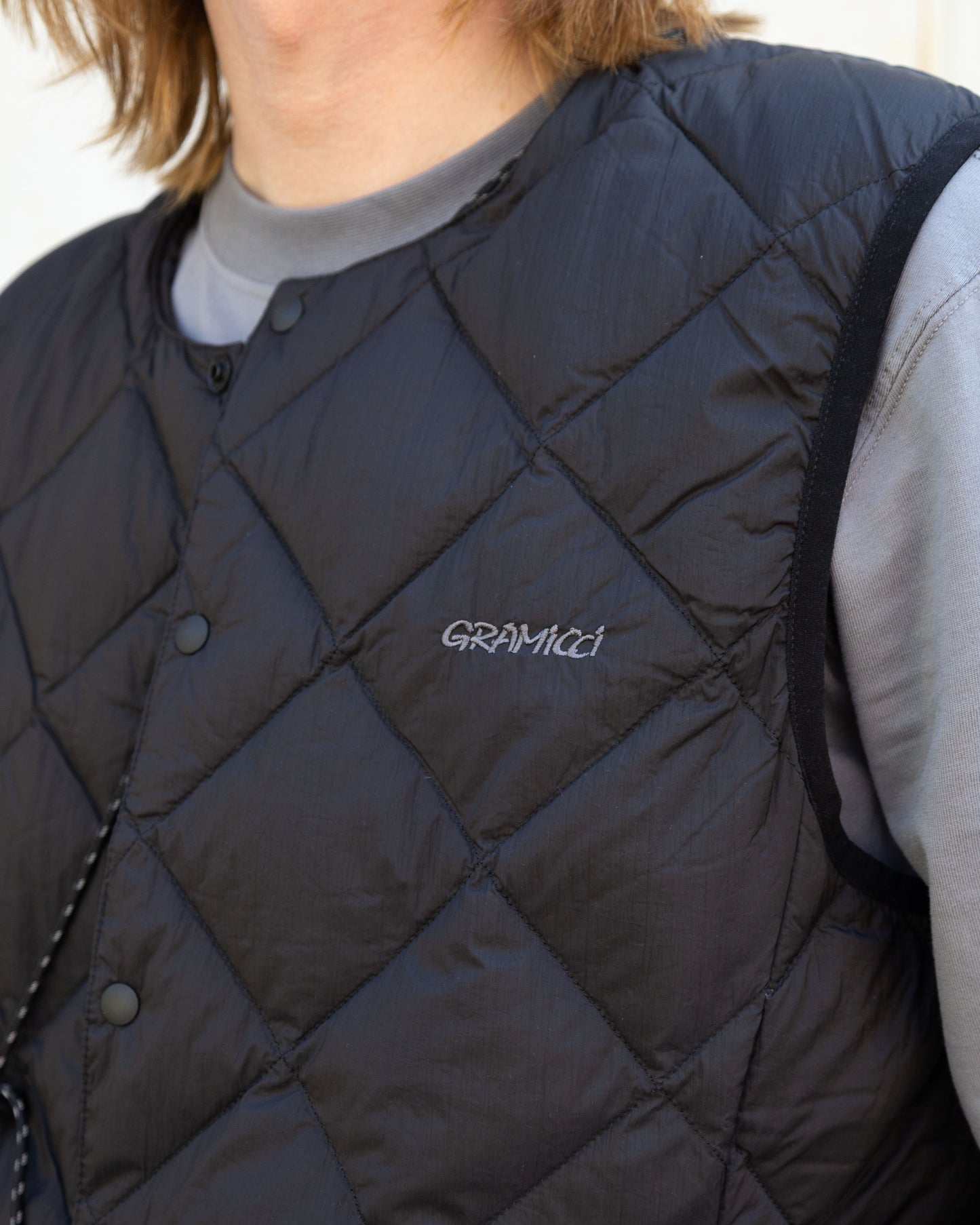 Gramicci "Inner Down Vest Black"