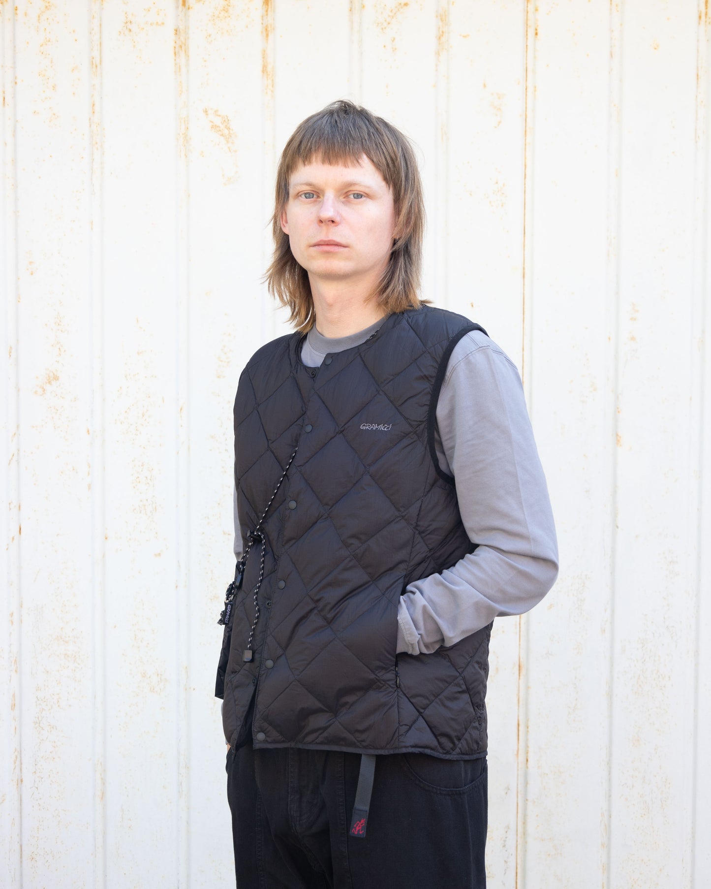 Gramicci "Inner Down Vest Black"