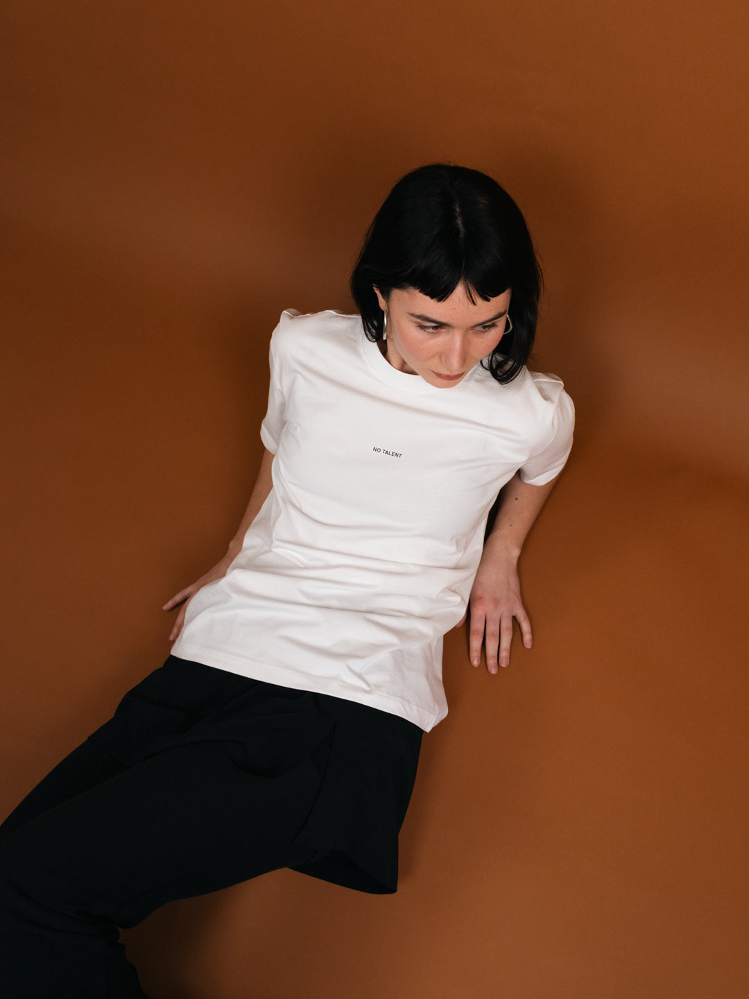 No Talent Studio "Basic White T-Shirt"