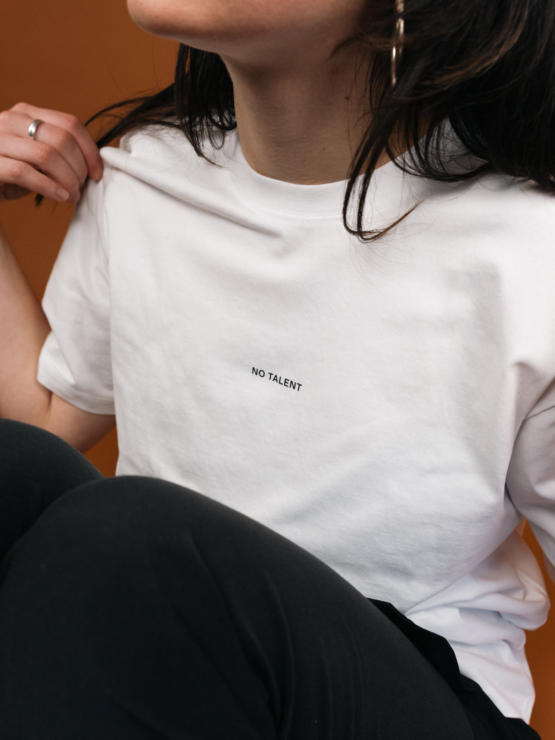 No Talent Studio "Basic White T-Shirt"