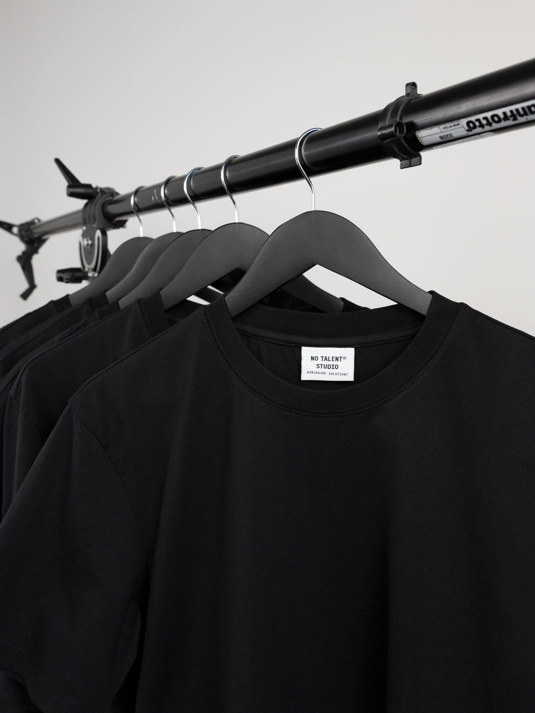 No Talent Studio "Plain Basic Black T-Shirt"