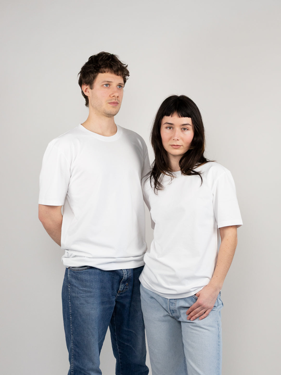 No Talent Studio "Plain Basic White T-Shirt" (2-Pack)