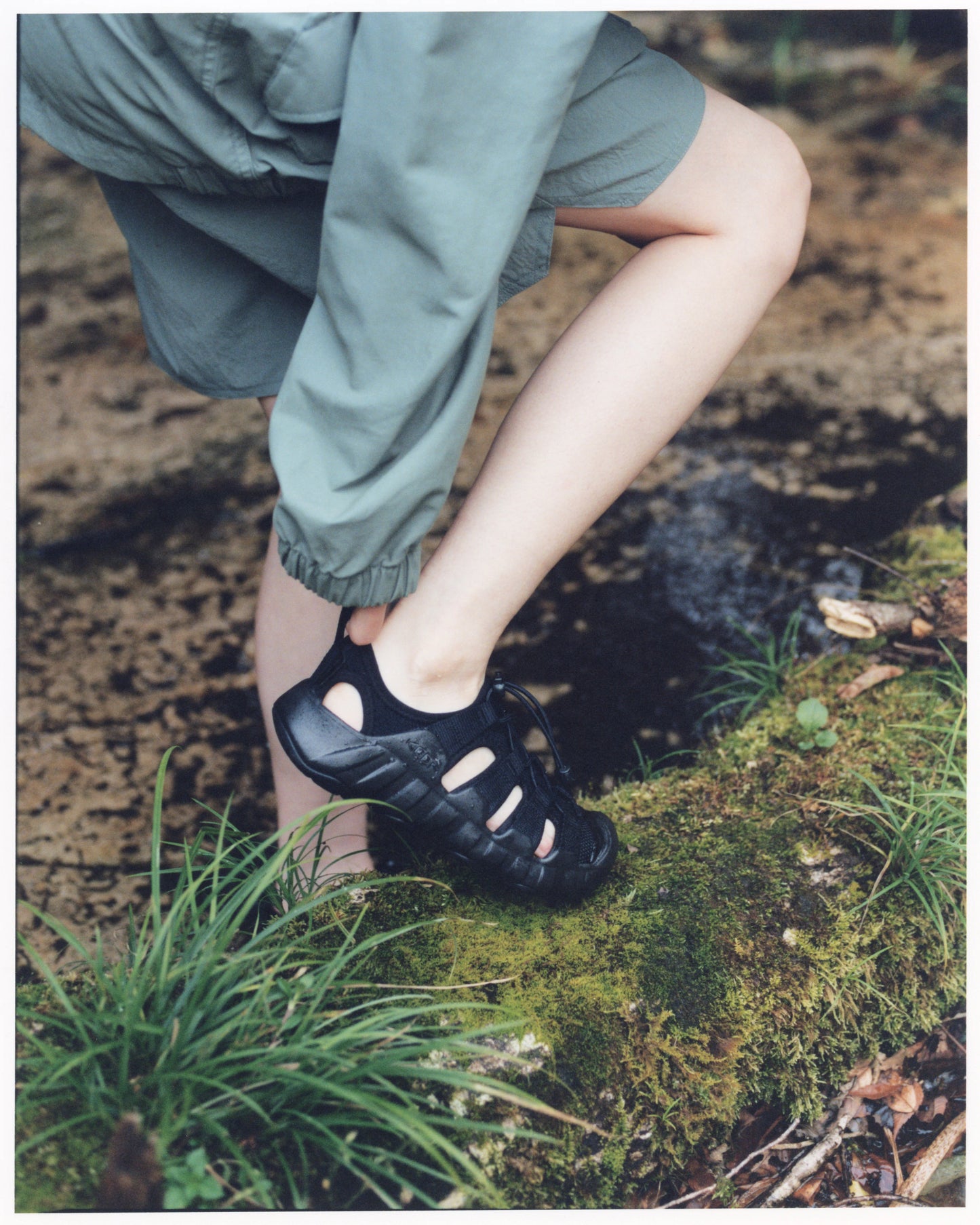 Keen x Snow Peak "Hyperport H2 Sandal SP Triple Black"