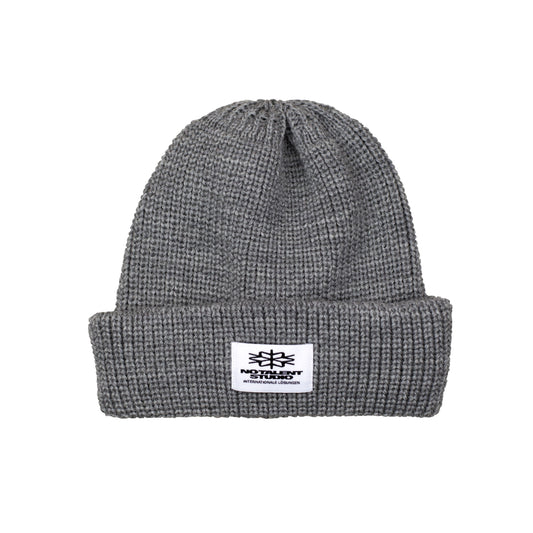 No Talent Studio "Virgin Wool Beanie Grey"